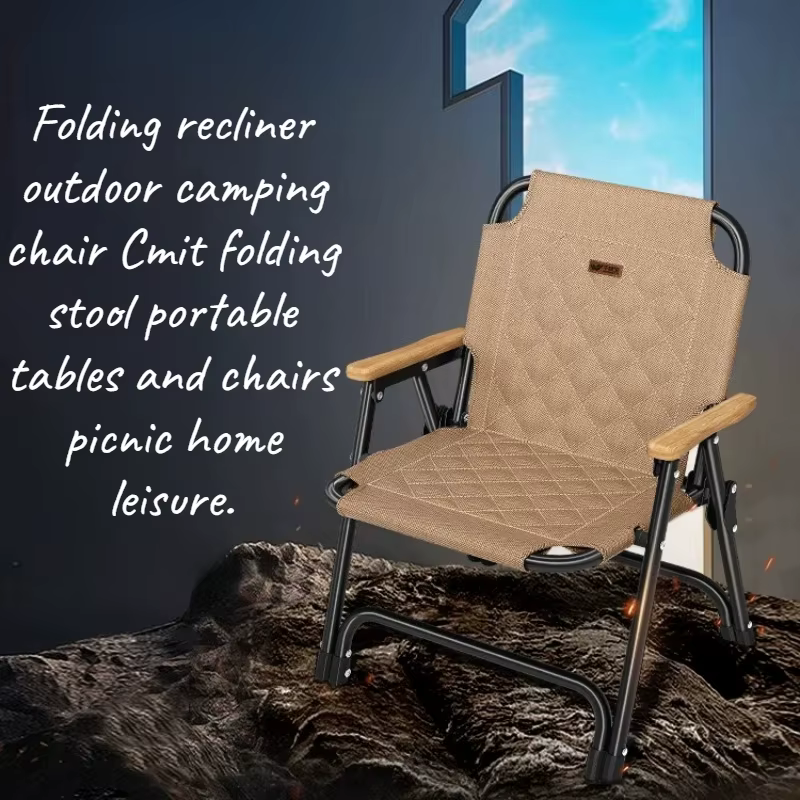 Accessoires de plage, chaise longue ultralégère pour l'extérieur, chaise longue relaxante, chaise longue d'extérieur avec accoudoirs, chaise de terrasse, chaise de voyage, mobilier pour enfants