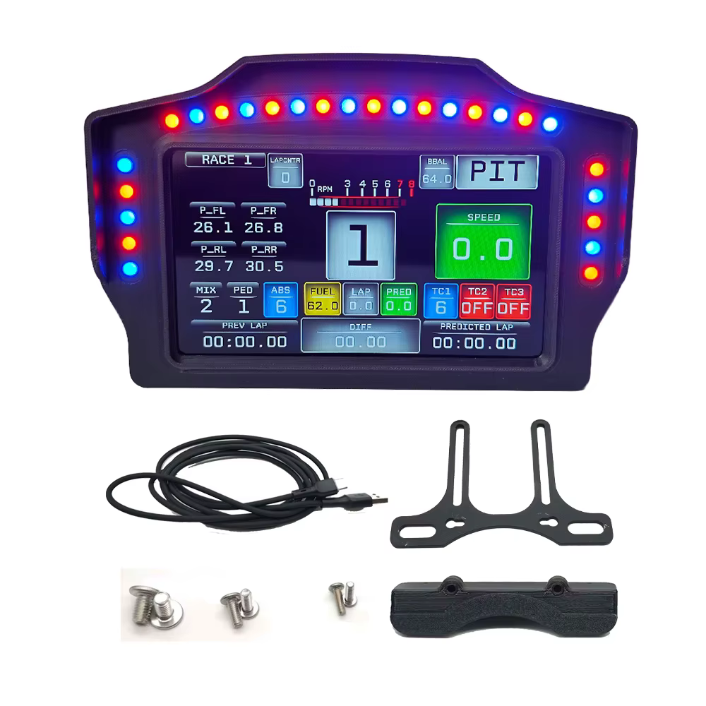 Tableau de bord USB Simracing Games de 7 pouces