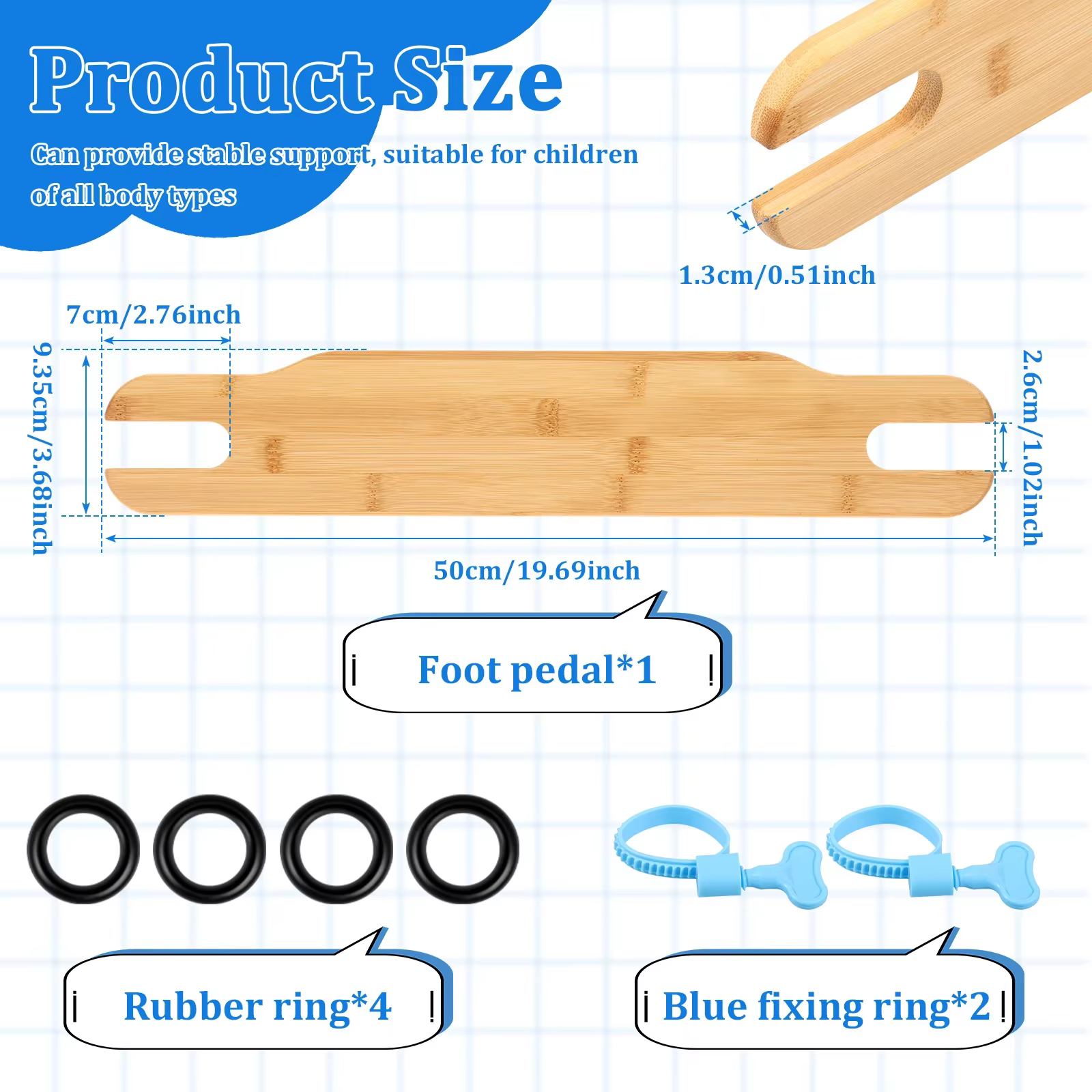 Repose-pieds pour chaise haute en bambou, repose-pieds pour siège d'enfant, antidérapant, stable, réglable, accessoires de meubles pour enfants