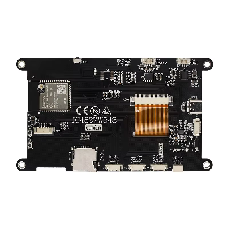Module d'affichage de carte de développement LCD haute définition IPS ESP32-S3, 4.3 pouces, avec WIFI et Bluetooth, tactile capacitif en option