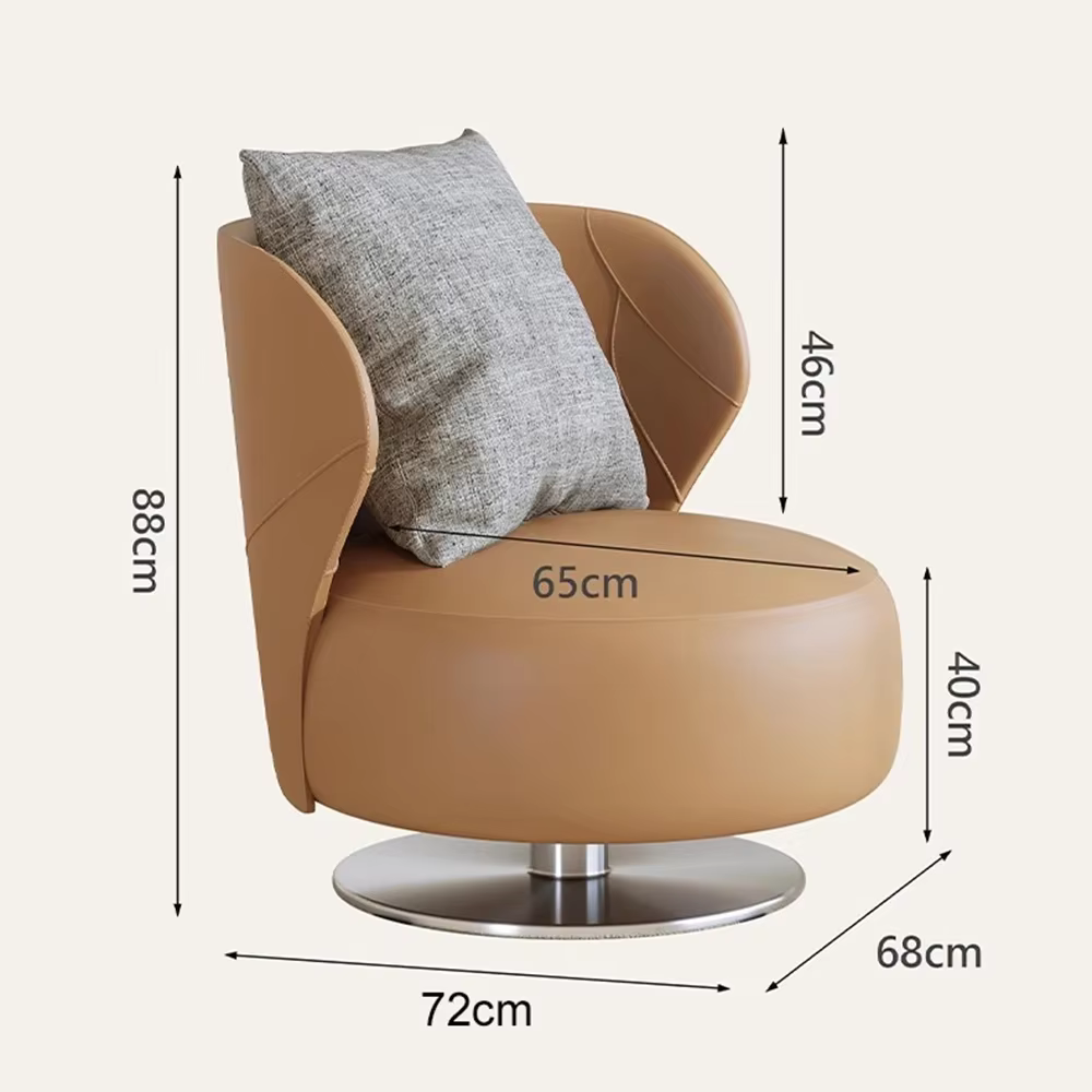 Balcon Bar chaises de soutien lombaire accoudoir mariage Design japonais chaise simple en cuir Relax minimaliste Poltrona décoration