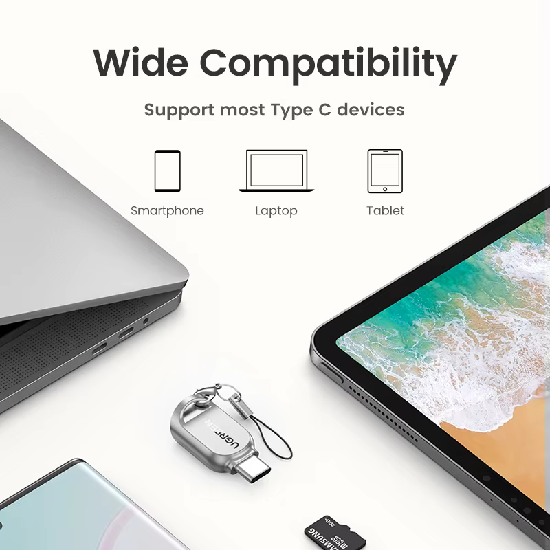 UGREEN Lecteur de carte USB-C à Micro SD TF