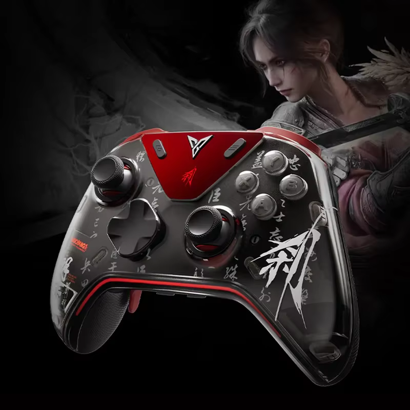 Manette de jeu sans fil Flydigi Apex 5 avec retour de force et commutateur tri-mode pour PC