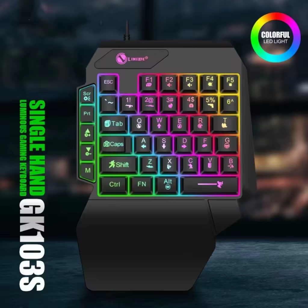 Clavier de jeu mécanique à une main à 35 touches