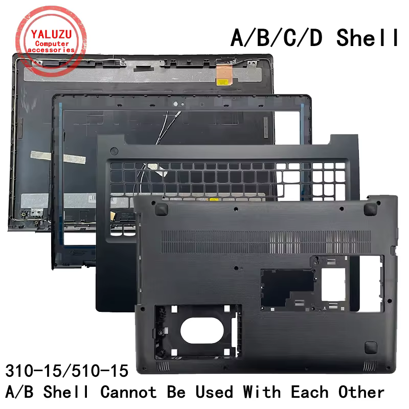 Ordinateur portable pour Lenovo 310-15ABR 310-15IKB 310-15ISK 510-15ABR 510-15IKB 510-15ISK boîtier supérieur LCD/couvercle de lunette/boîtier repose-paume/Base inférieure