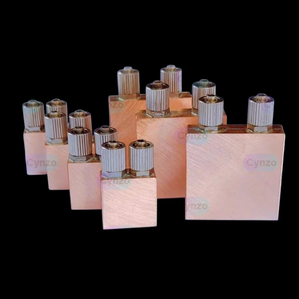 Bloc de refroidissement par eau en cuivre pour ordinateur portable
