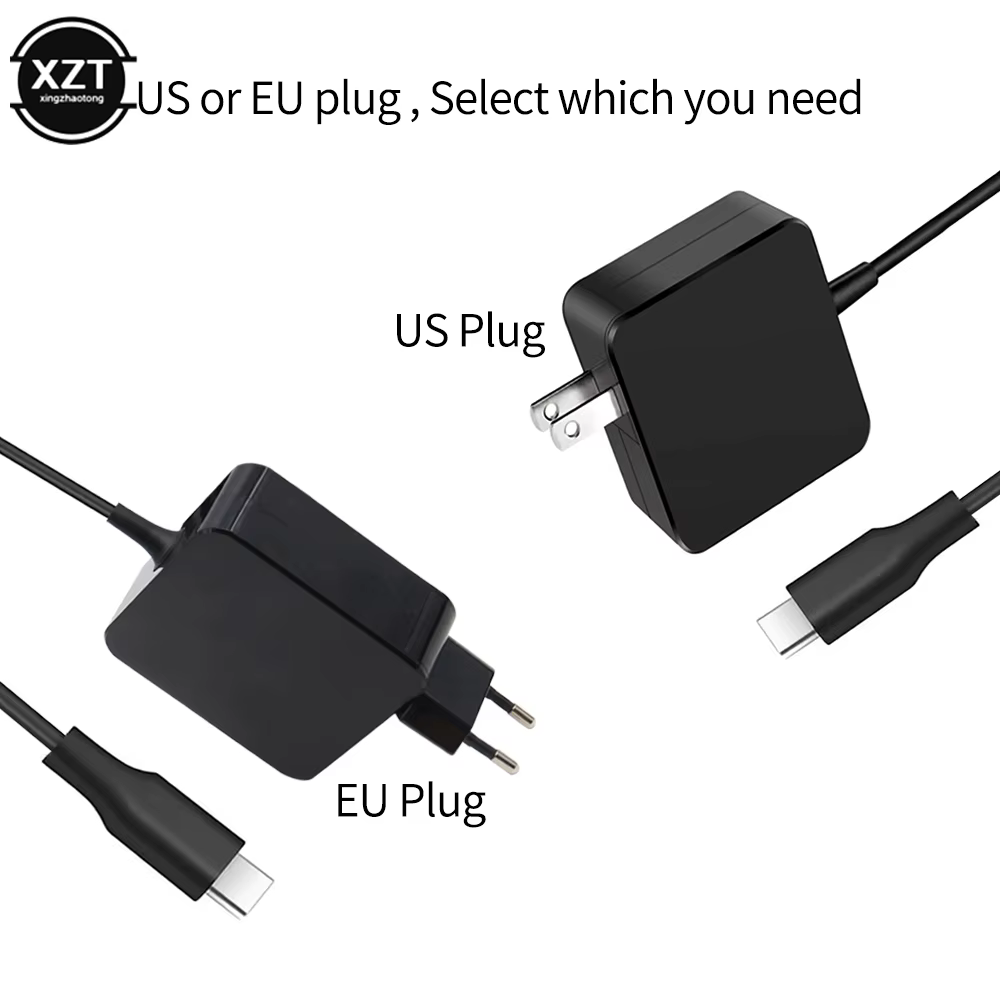 65W Max 60W 45w USB C Type C téléphone chargeur pour ordinateur portable adaptateur secteur pour MacBook ASUS ZenBook lenovo dell Xiaomi air HP Sony puissance