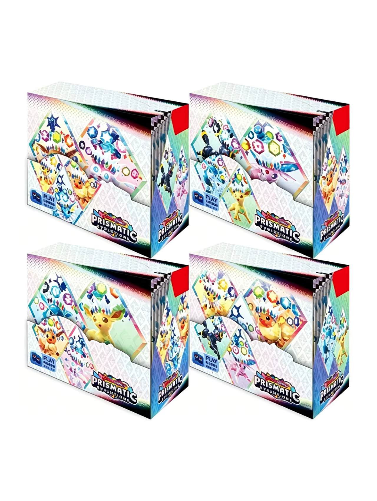 Lot de cartes Pokémon v10 Prismatic Evolutions Destined Rivals Scarlet Violet 151 Anglais ME02 Carte Cadeau