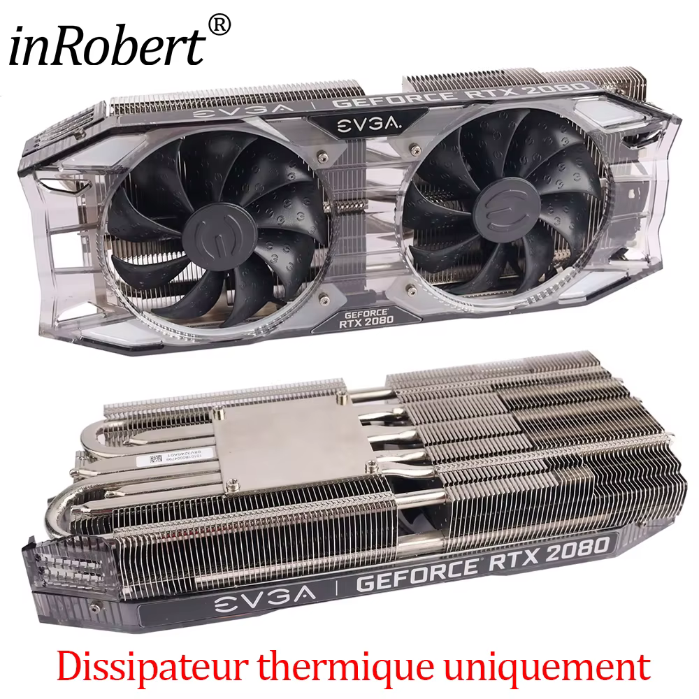 Dissipateur thermique GPU 87mm PLA09220S12H pour carte graphique EVGA RTX 2070 2070S 2080 2080S 2080Ti XC Ultra