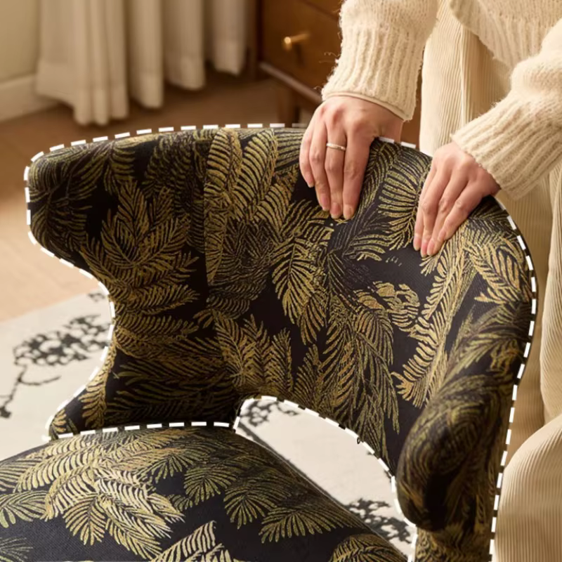 Chaise d'écriture pivotante avec dossier, pour la maison, salon, salle à manger, bureau d'ordinateur, siège confortable pour chambre à coucher, vanité de maquillage