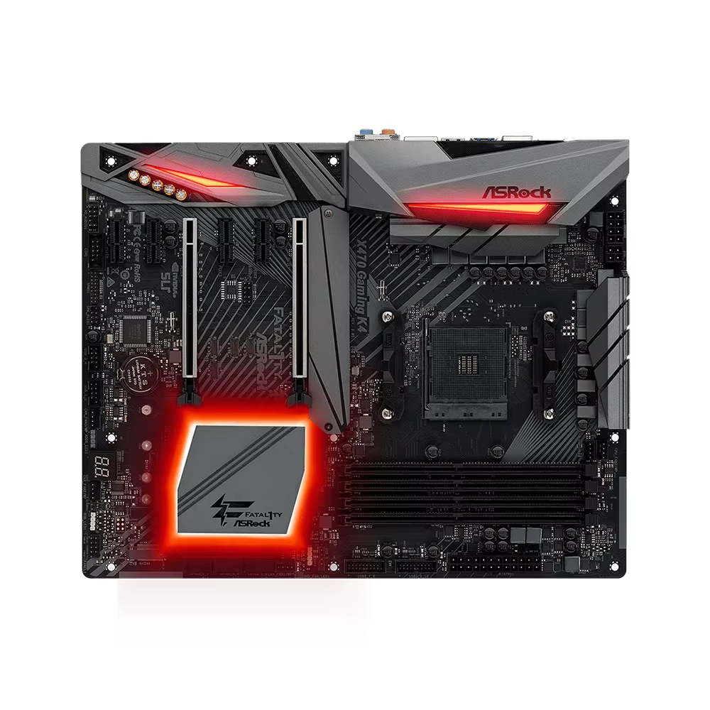 ASROCK X470 GAMING K4 carte mère AMD AM4 Support 5800X3D 5700x3D 5700X 5600G 4600G CPU AMD