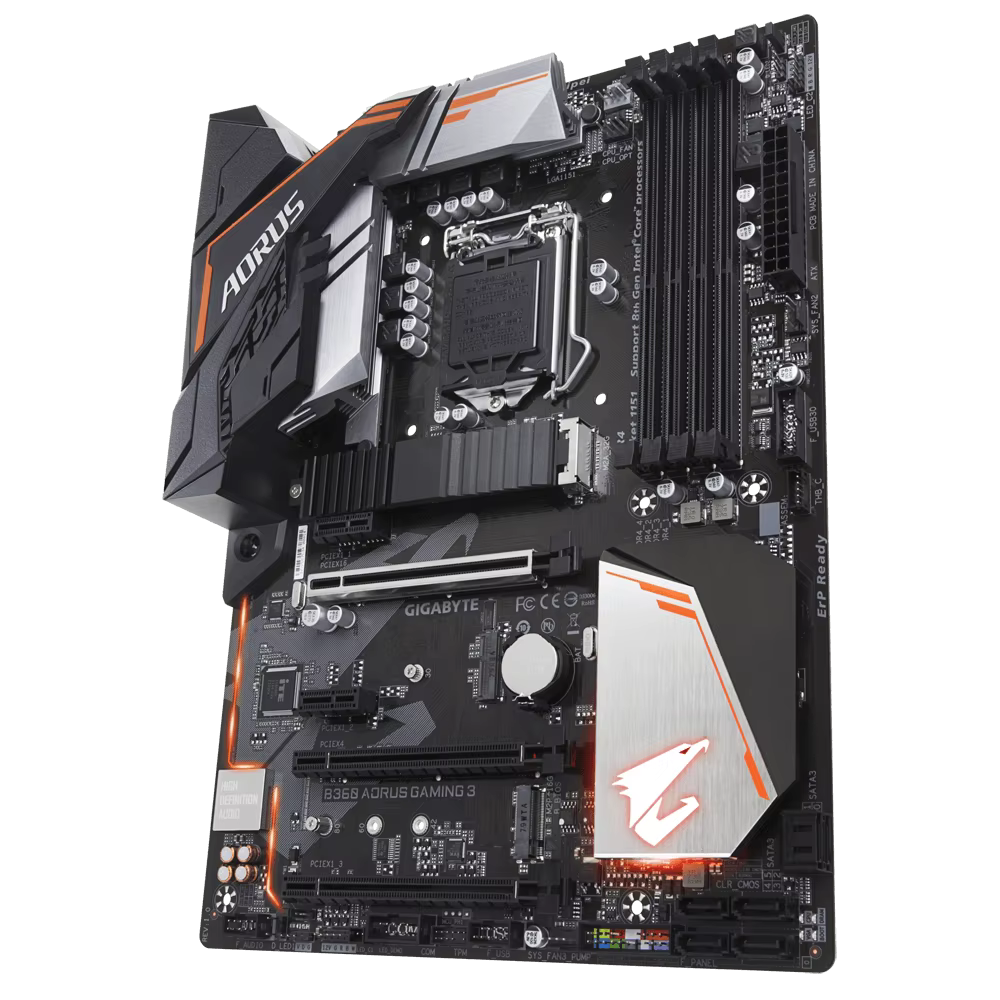 GIGABYTE B360 AORUS GAMING 3 LGA 1151 4×DDR4 64GB PCI-E 3.0 1×DVI 1×HDMI 30.5×22.5cm