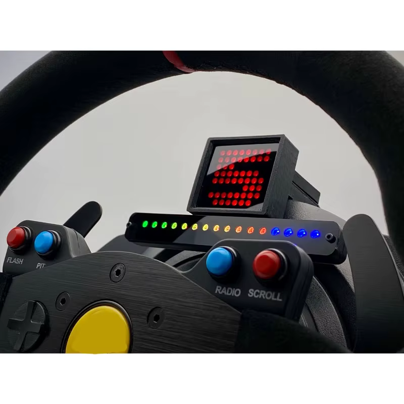 Afficheur multifonctionnel pour jeux de simulation de course