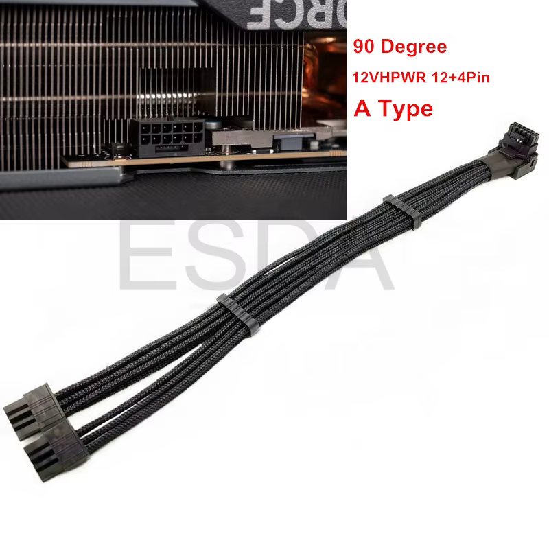 Corsair double CPU 8 broches mâle à 12VHPWR PCIE 5.0 16