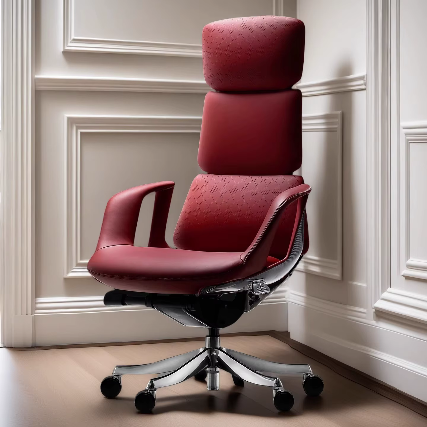 Chaise de patron de bureau ergonomique haut de gamme
