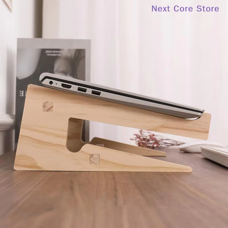 Support d'ordinateur portable en bois