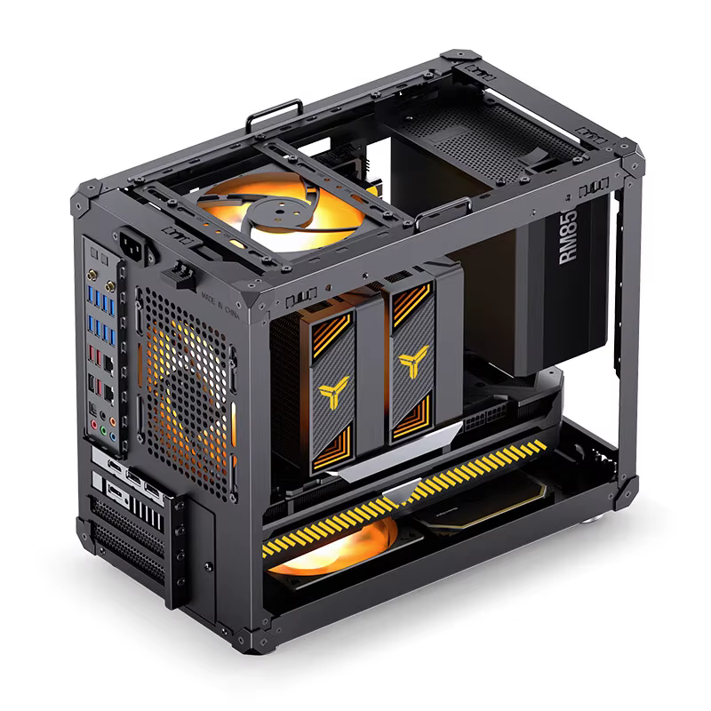 JONSBO C6 MAX poignée en maille boîtier MATX Installation sans outil