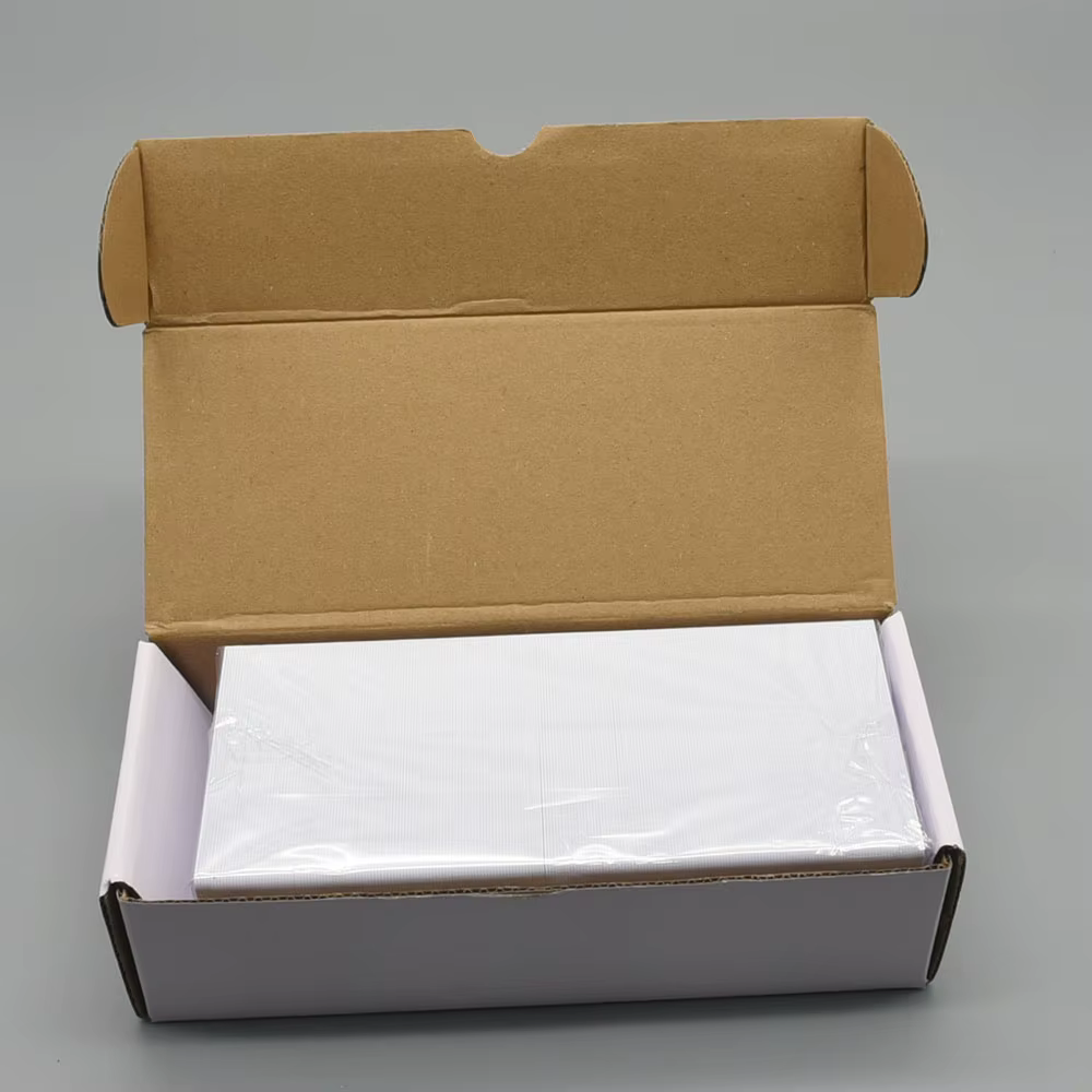 230 pièces blanc blanc jet d'encre imprimable PVC carte étanche en plastique carte d'identité carte de visite sans puce pour Epson pour Canon imprimante à jet d'encre
