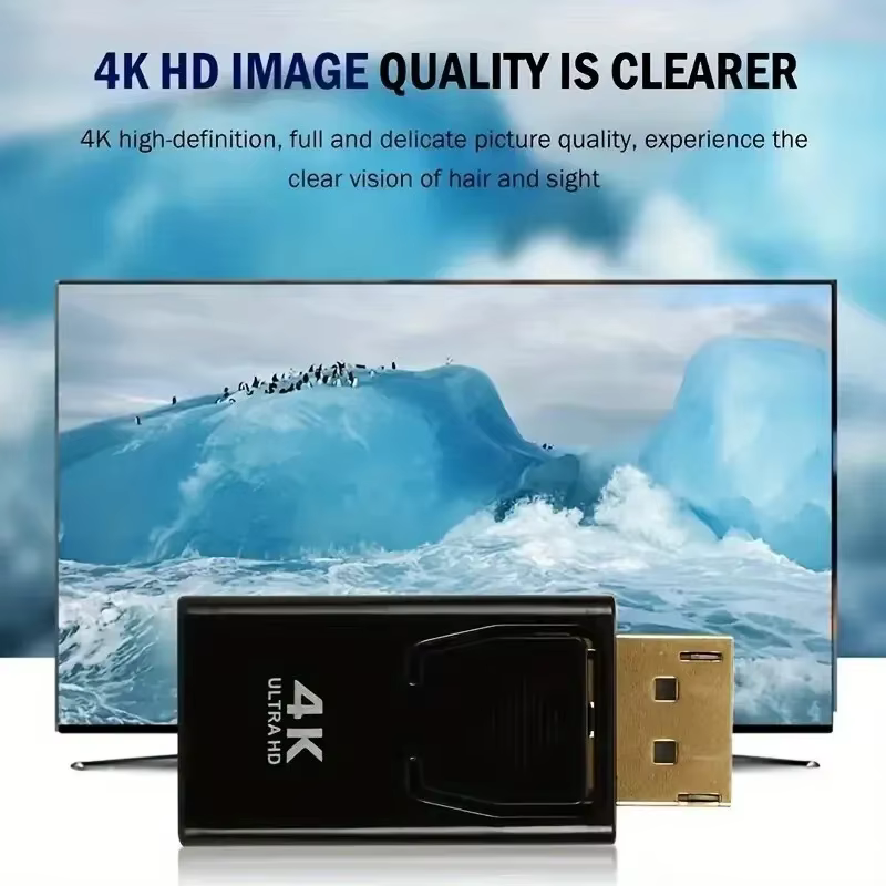 Adaptateur 4K DisplayPort vers HDMI