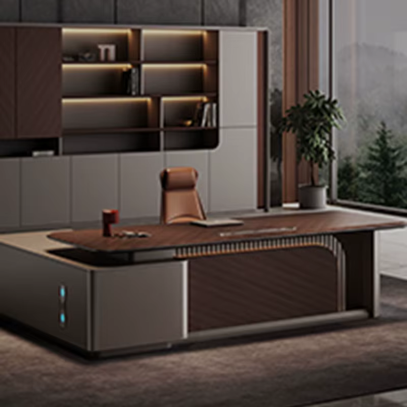 Bureau minimaliste peu encombrant