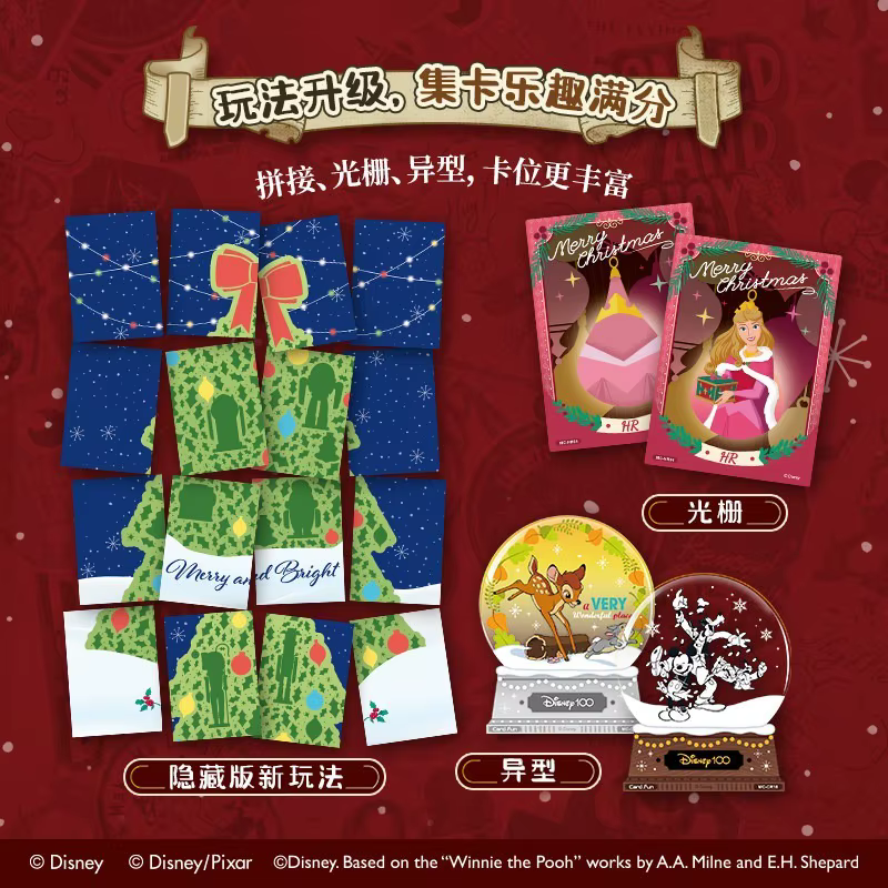 Cartes à collectionner authentiques de la série Disney pour Happy Festival GSP, édition limitée SSP Stitch Bear Frozen, carte de collection, jouet pour enfants, cadeau