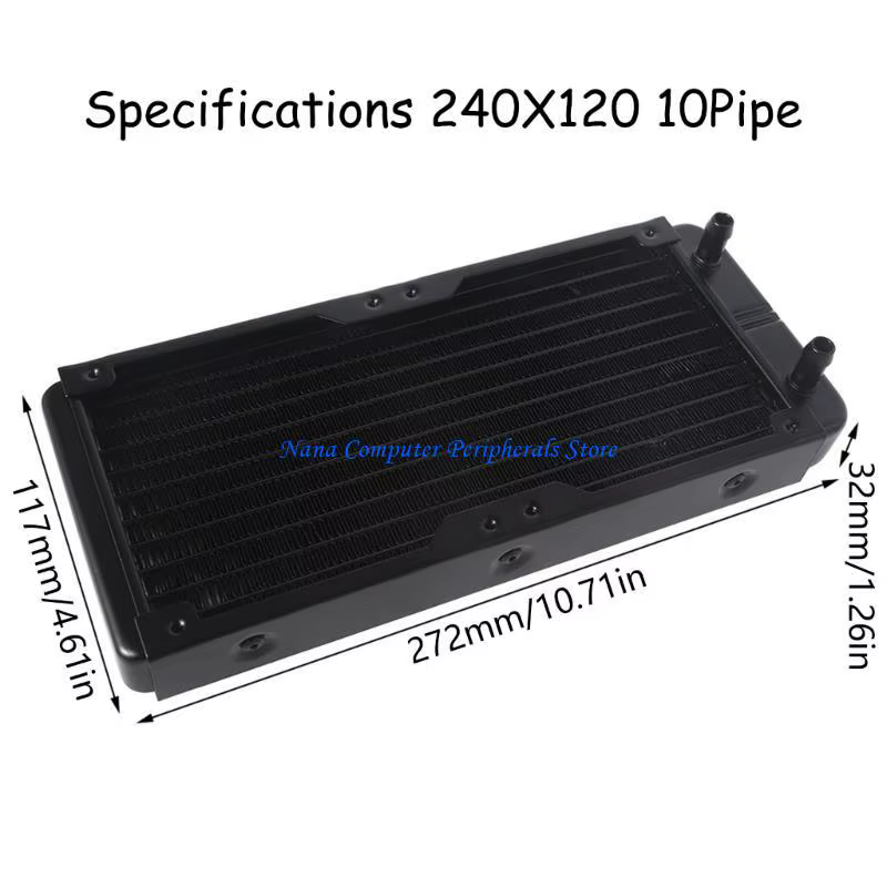 Radiateur en aluminium F68C refroidissement par eau