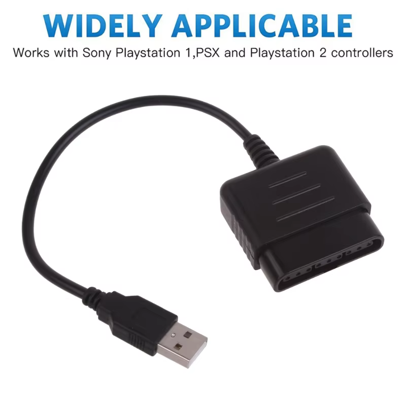 Pour PS1 GamePad vers PC USB jeux contrôleur adaptateur convertisseur
