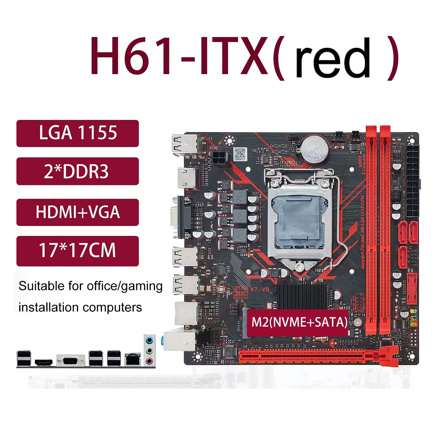 Nouveau ordinateur de bureau ITX mini carte mère