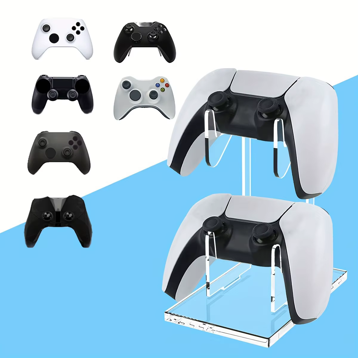 Support universel pour manette de jeu, double couche