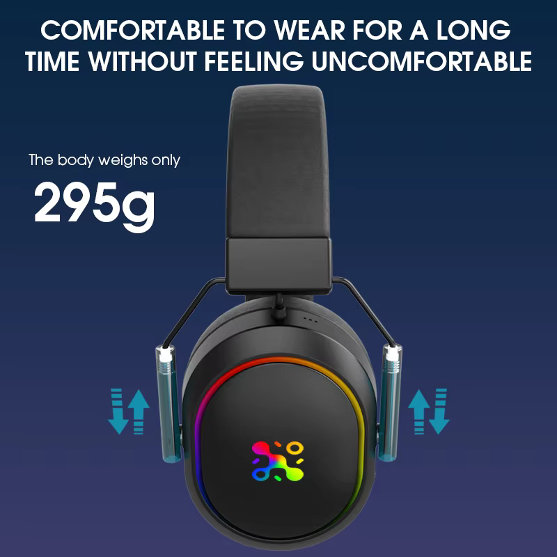 LDON casque de jeu sans fil pour PS5 PS4 Bluetooth 2.4GHz