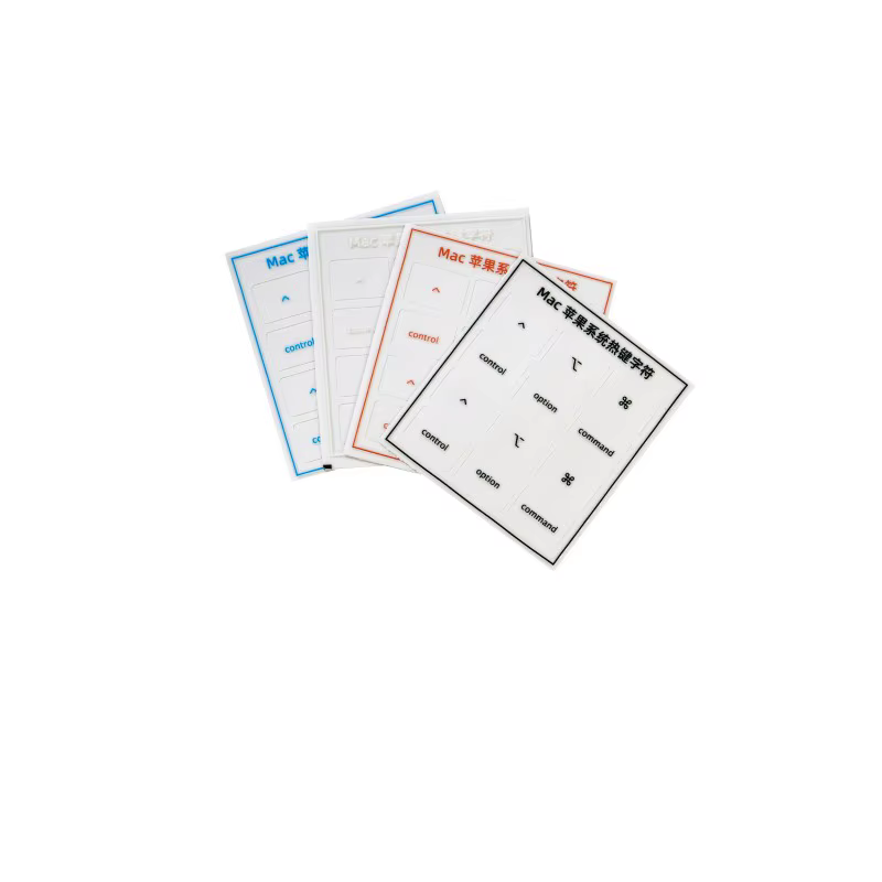 Autocollants de transfert de raccourcis clavier Mac