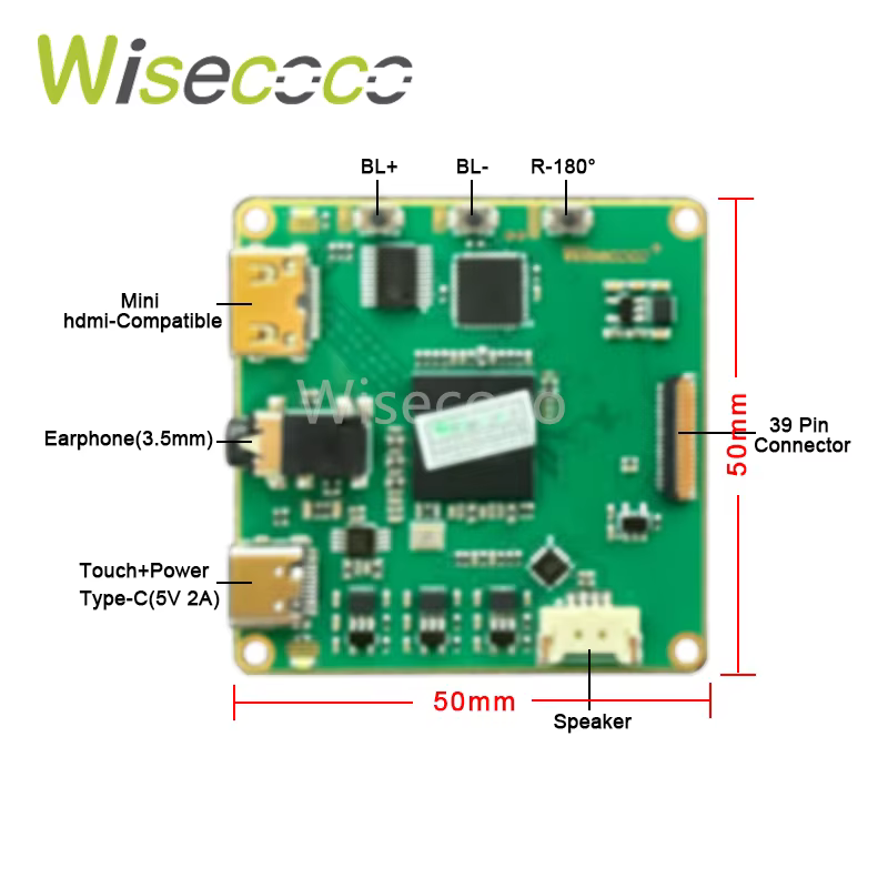 Wisecoco 7 pouces AMOLED 165HZ OLED 1920x1080 IPS écran tactile sur cellule haute luminosité pour ordinateur portable de jeu PS4/PS5 commutateur