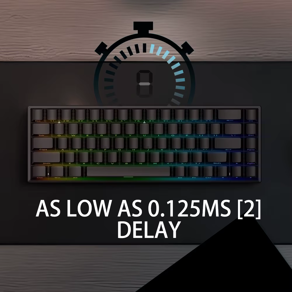 Clavier mécanique sans fil magnétique IROK Carotmas Mars68 Pro Mars 68 Gaming RT 0.01mm 8K 0.125ms Bluetooth 2.4G