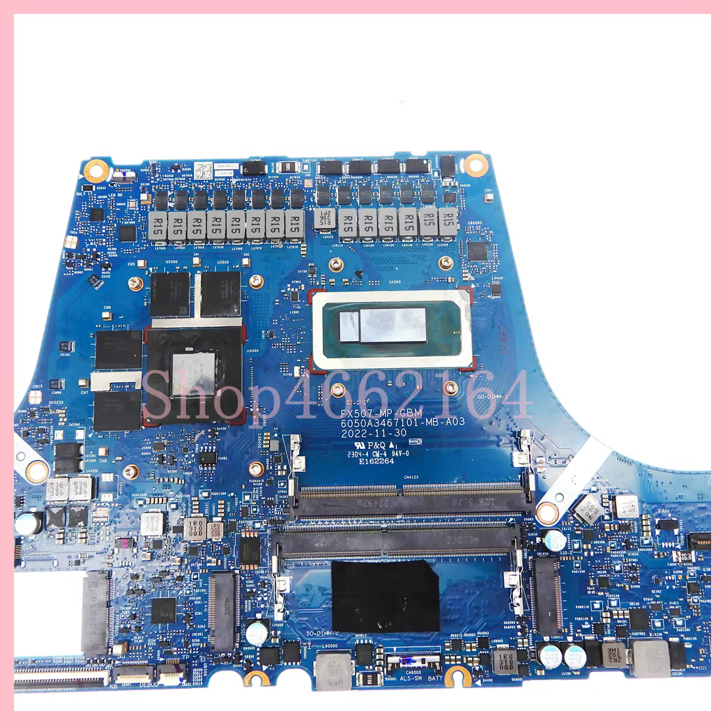 I7-12th/13th Gen CPU RTX4050/4060 carte mère GPU pour ASUS TUF Gaming F15 FX507