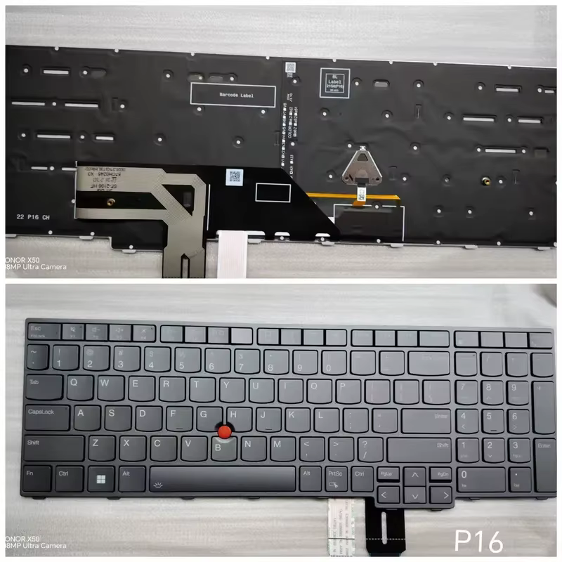 Clavier pour Lenovo ThinkPad P16 Gen1 Gen2 21D6D7 P16s Gen2 Gen3