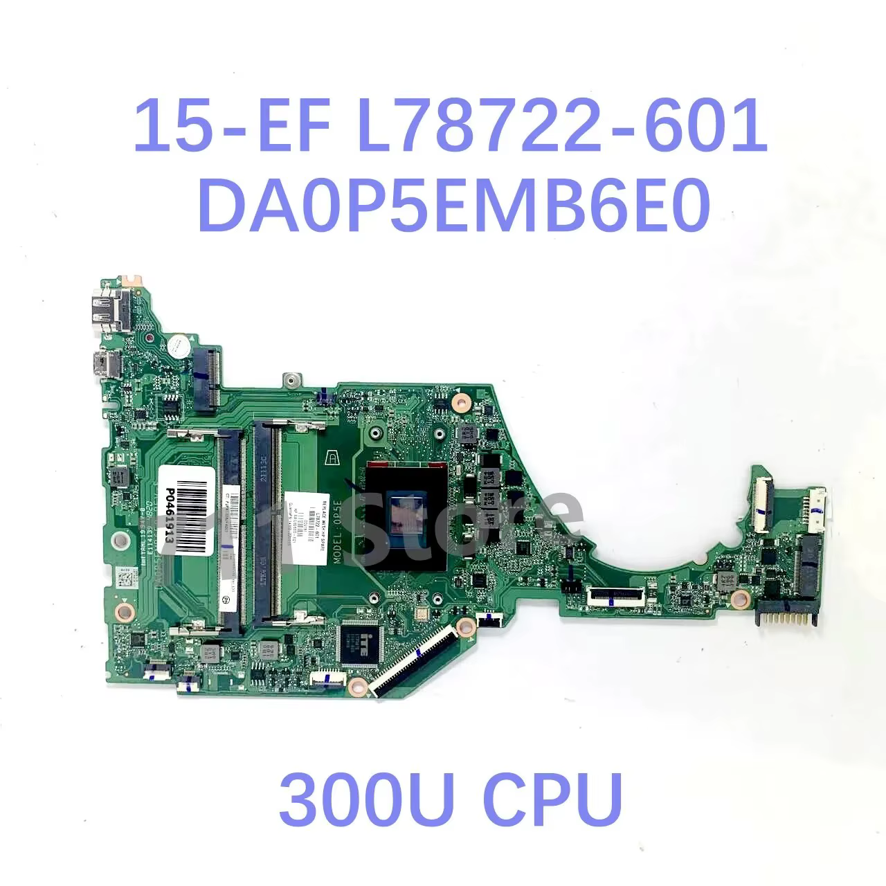 Carte mère d'ordinateur portable DA0P5FMB6A0 DA0P5FMB6A2 DA0P5EMB6E0 L87346-001 pour HP 15S-EQ 15-EF avec processeur R3 R5 R7 DDR4 100% testé
