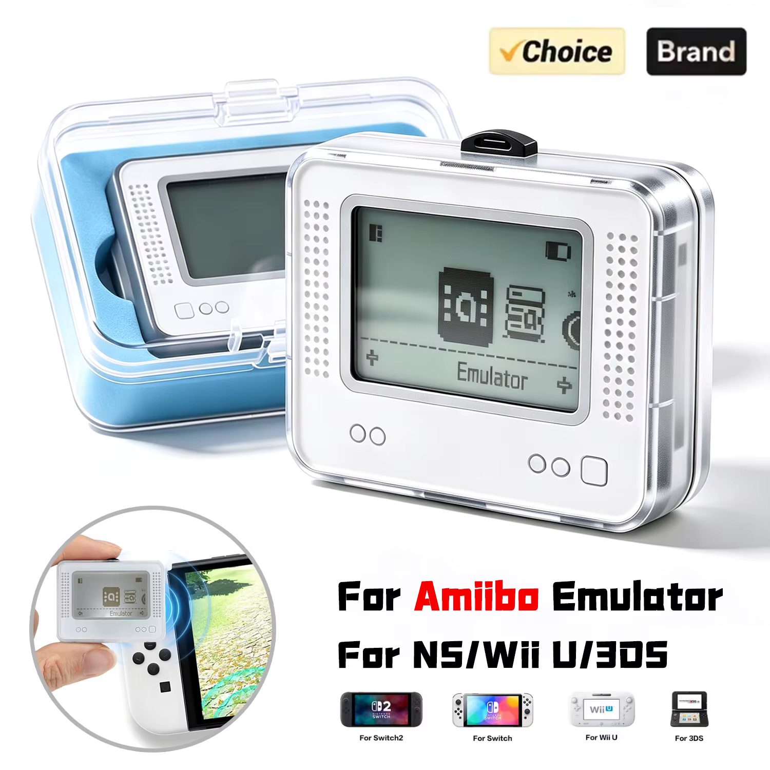 Émulateur Amiibo Nfctool, lecteur et copieur de cartes Amiibo intelligentes, émulateur Amiibo universel pour Switch/3DS/Wii U, émulateur de tags Amiibo