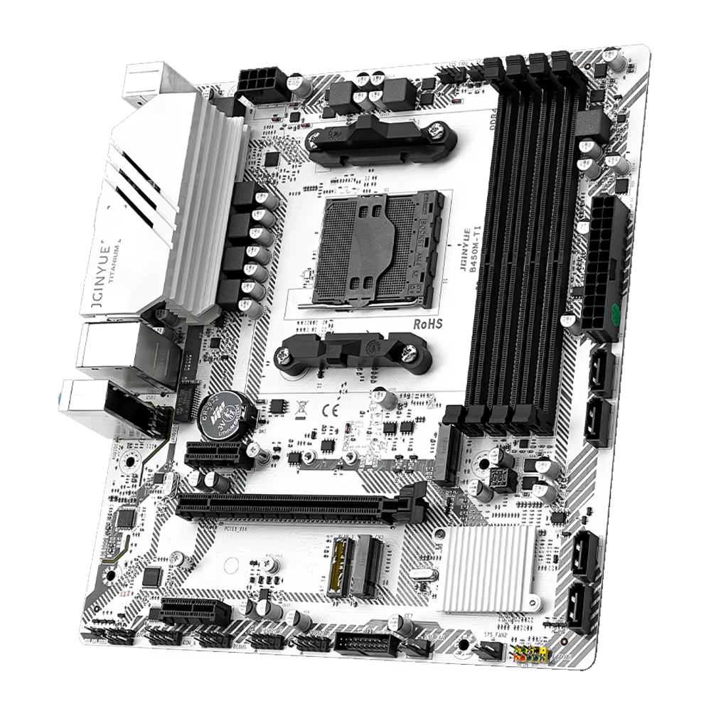 Ensemble de commandes mères B450M avec refroidisseur de processeur Ryzen R3 \ R5 \ R7 DDR4
