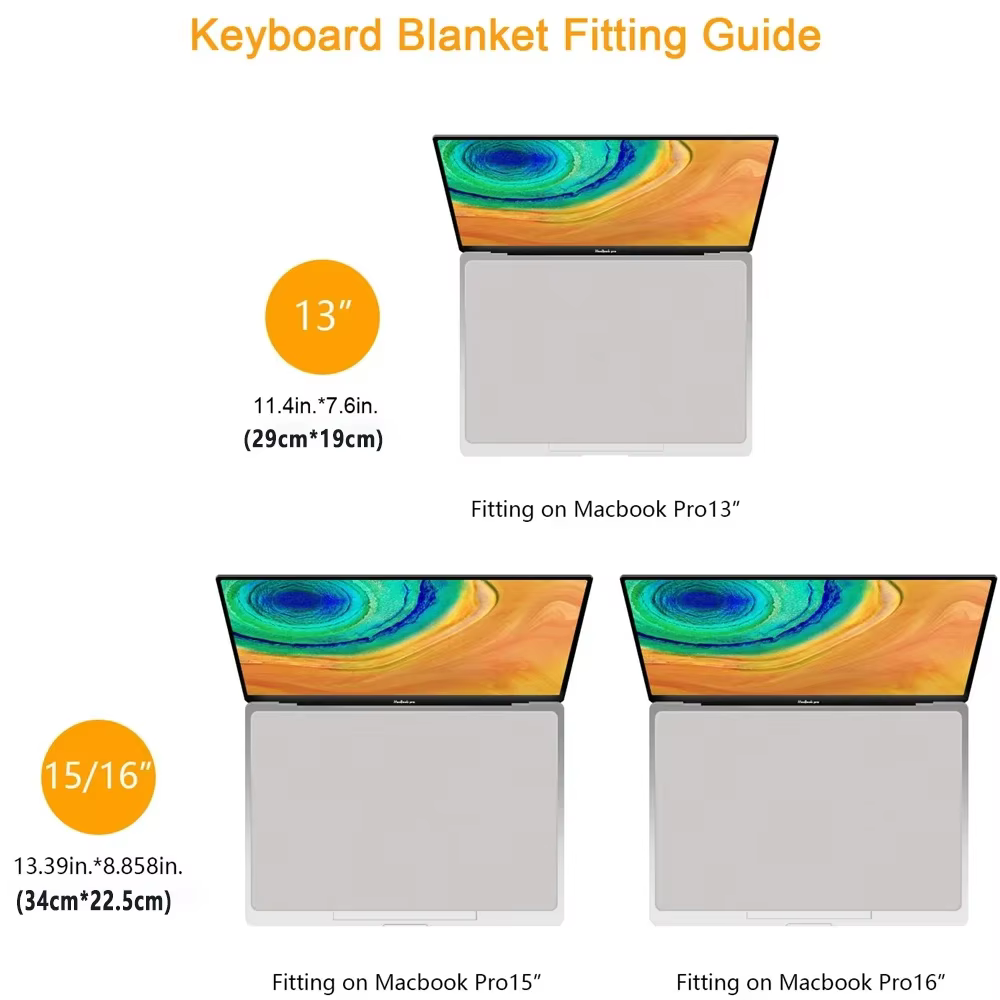 Couverture de protection pour clavier et ordinateur portable