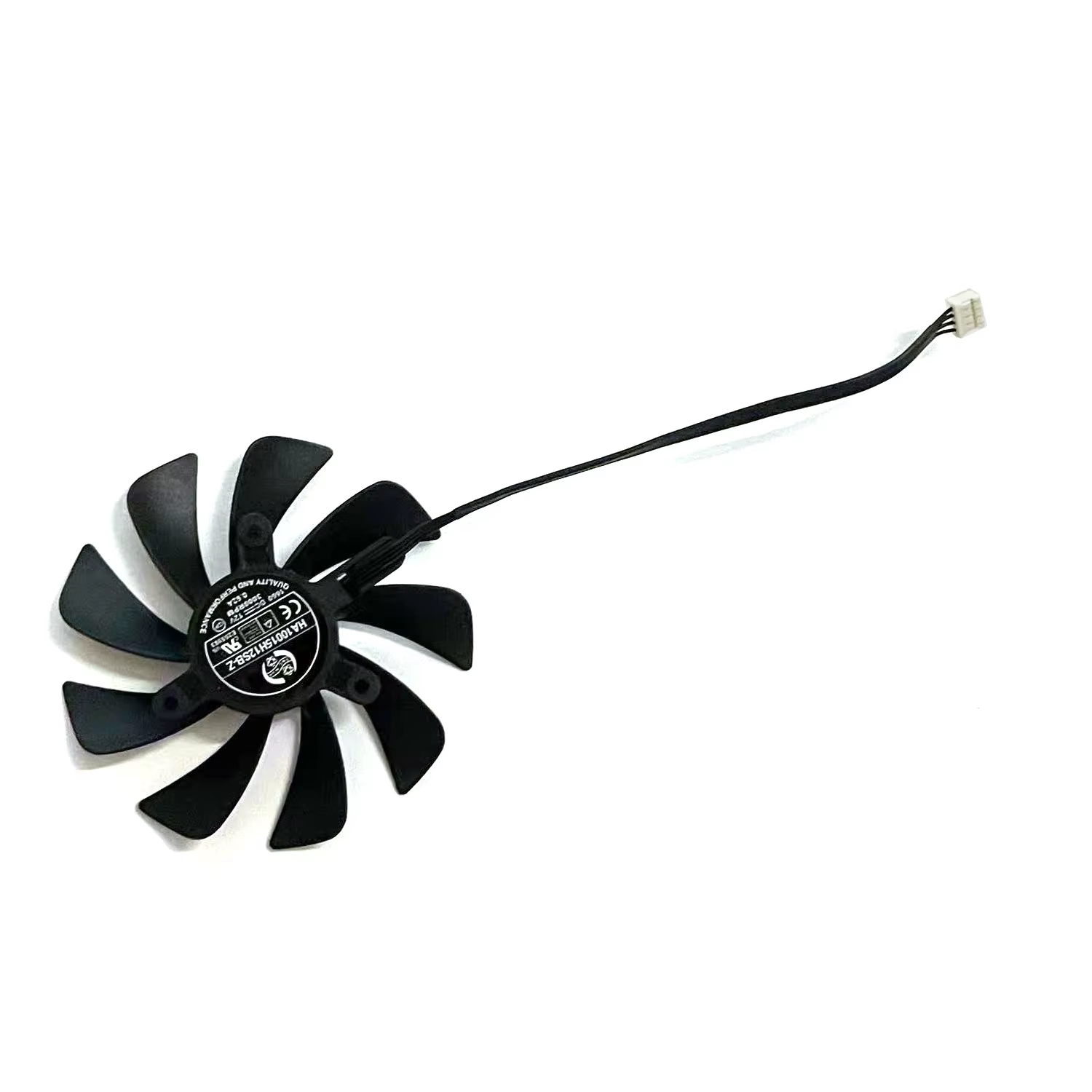 UKGF flambant neuf 95MM 4PIN XY-D10015SH HA10015H12SB-Z adapté à la carte graphique MSI GeForce RTX3050 3060 3060ti AERO ITX OC