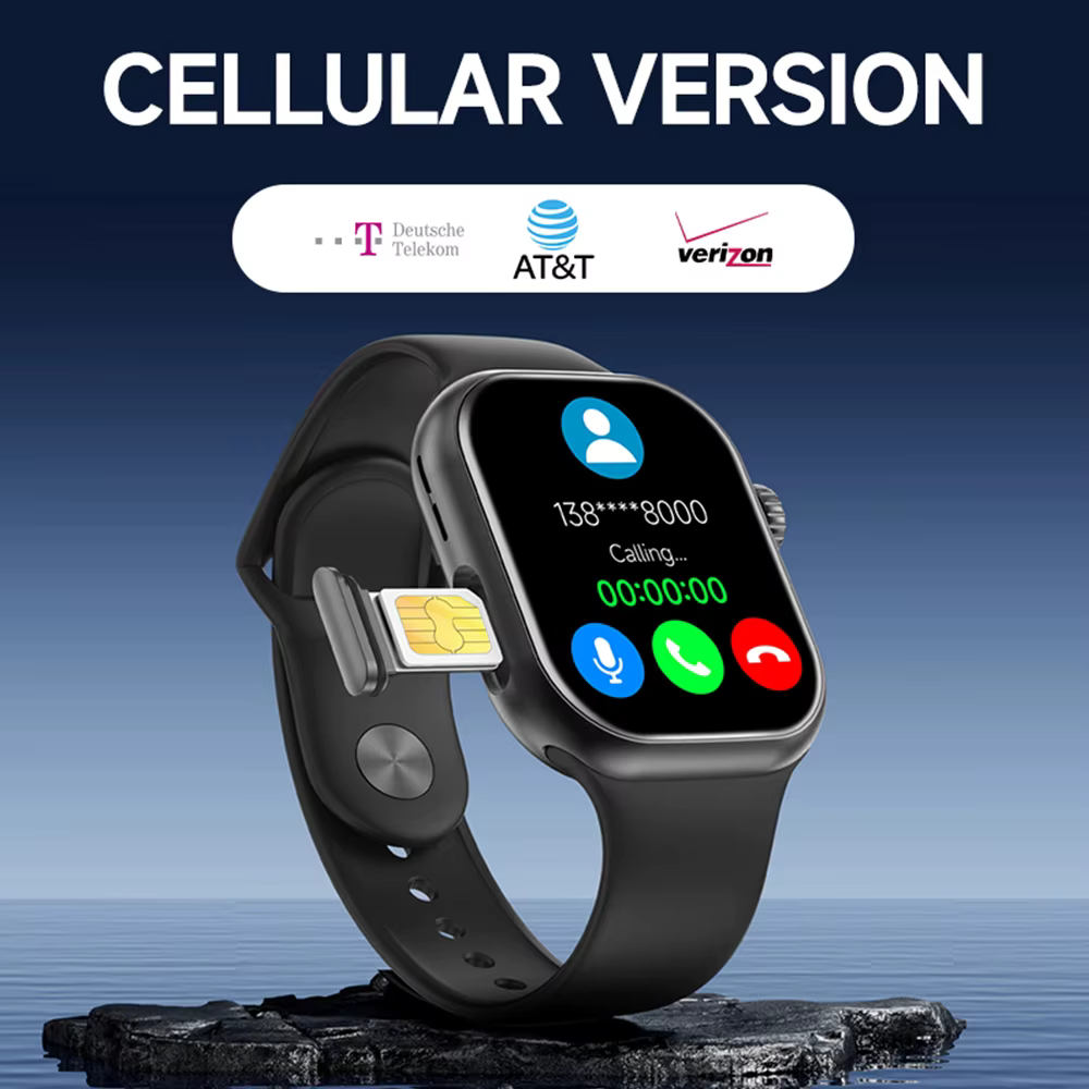 Montre connectée S10 Android 4G/5G LTE avec carte SIM, écran AMOLED 180 °   Caméra rotative, appel vidéo, GPS, WIFI, téléchargement d'applications, hommes, femmes, enfants