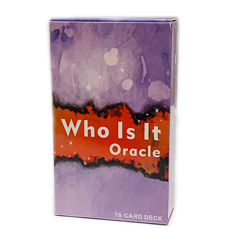 Qui est-ce cartes Oracle 78 cartes jeu de Divination édition Vision anglaise jeu de société Tarot pour la fête