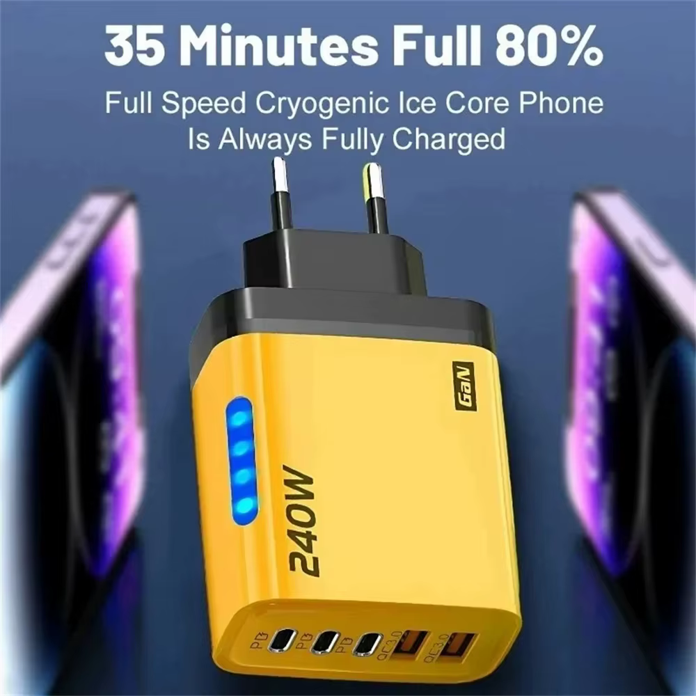 Chargeur USB C 240W Charge rapide QC 3.0 PD