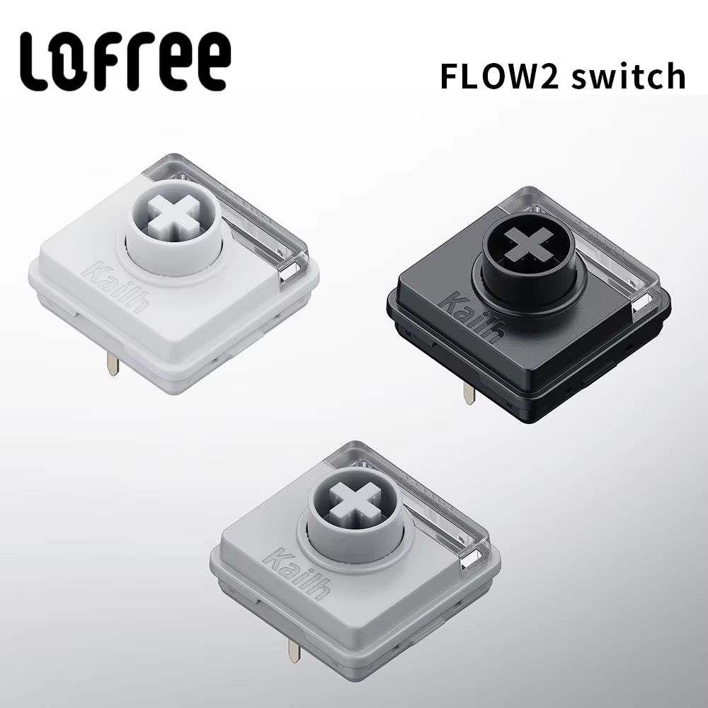 Lofree FLOW2 POM commutateur de clavier mécanique à arbre bas série Cloud personnalisation d'arbre FLOW2 échange à chaud personnalisation Kailh