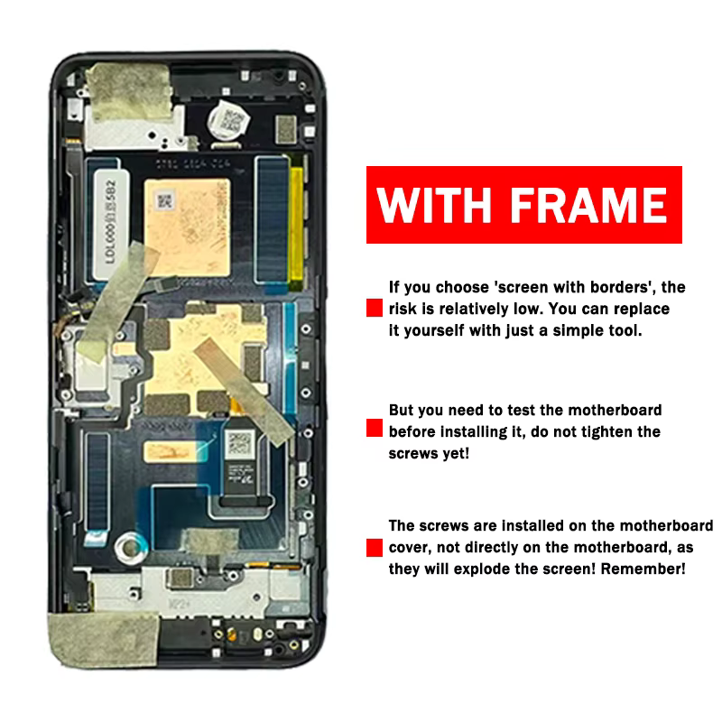6.78 "AMOLED pour Asus ROG 6 téléphone 6 6D AI2201C AI2203 écran d'affichage LCD + numériseur d'écran tactile
