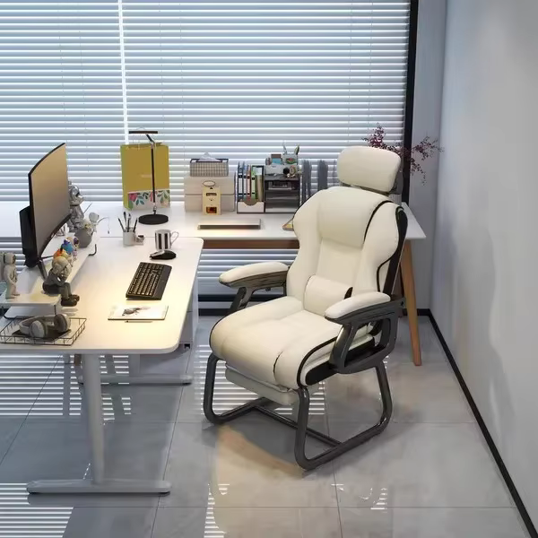 Chaise de bureau ergonomique avec appui-tête réglable