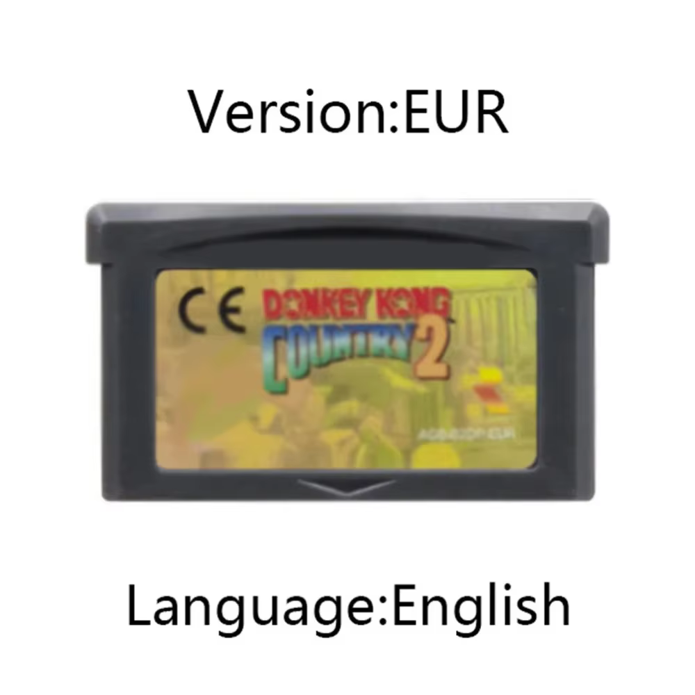 Cartouche de jeu vidéo GBA 32 bits