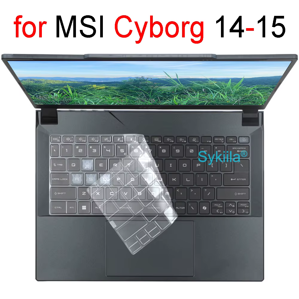 Housse de clavier pour MSI Cyborg 14 15 AI A1V A13V A13U A12V A12U 15.6
