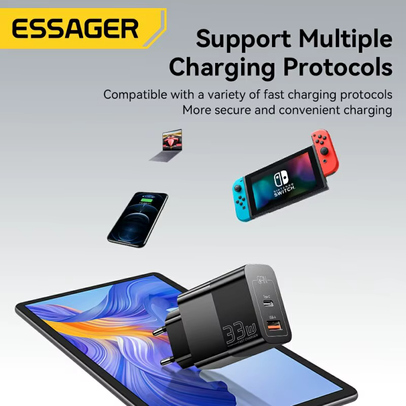 Essager-Chargeur USB Type-C