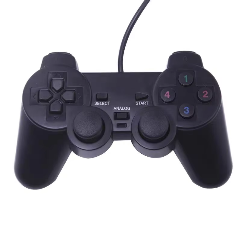 Manette de jeu filaire USB pour WinXP/Win7/Win8/Win10